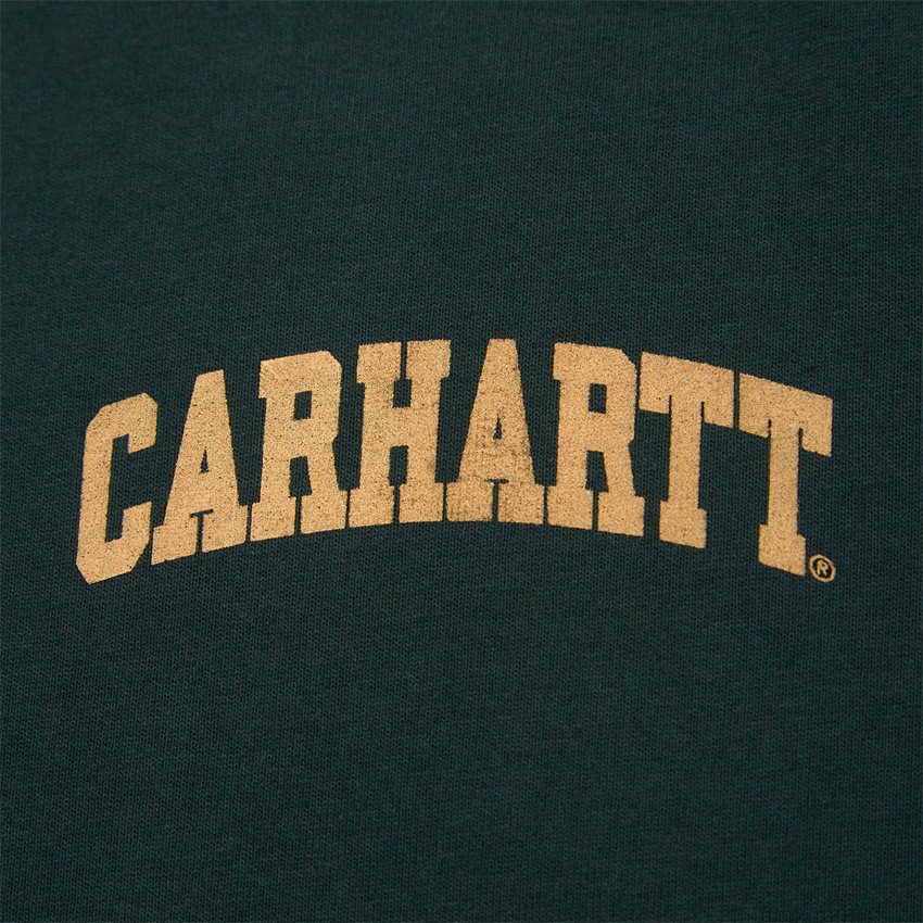Carhartt WIP T-shirts S/S UNIVERSITY SCRIPT T-SHIRT I028991 DISCOVERY GREEN
